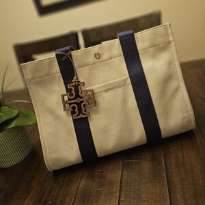 Tory Burch Canvas Tote Bag